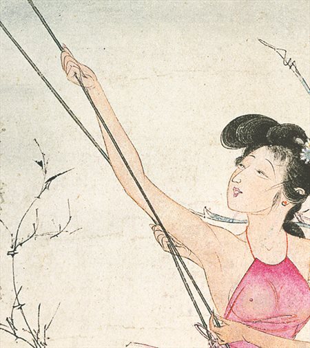 泾阳县-胡也佛的仕女画和最知名的金瓶梅秘戏图